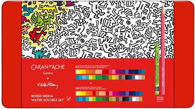 Produktbild Caran d'Ache Multiproduktset Keith Haring Sonderedition (82 x)