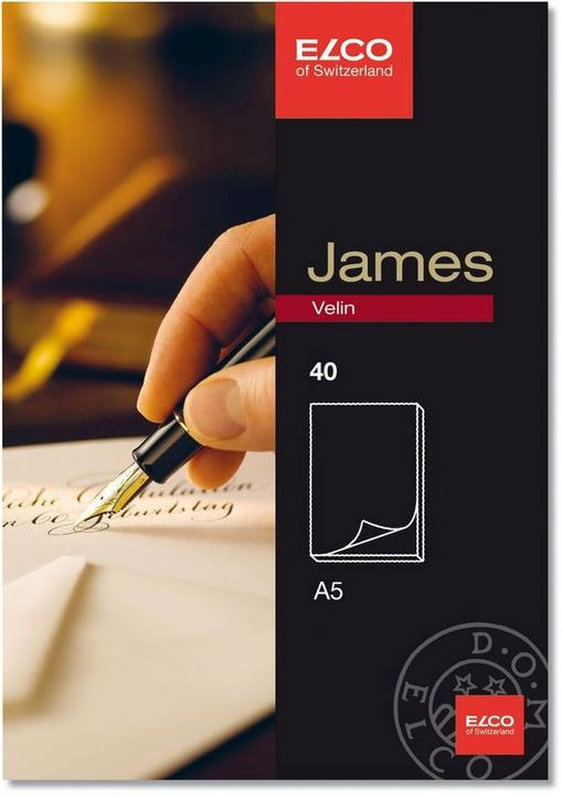 Image du produit Elco James Velin (A5, Blanc, Couverture rigide)
