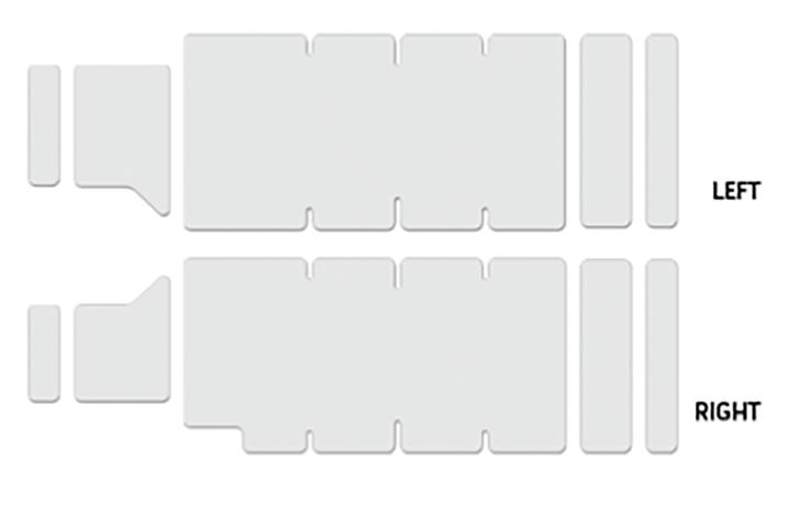 Actual product image Lizard Skins LizardSkins Fork Protector (Front mudguard)