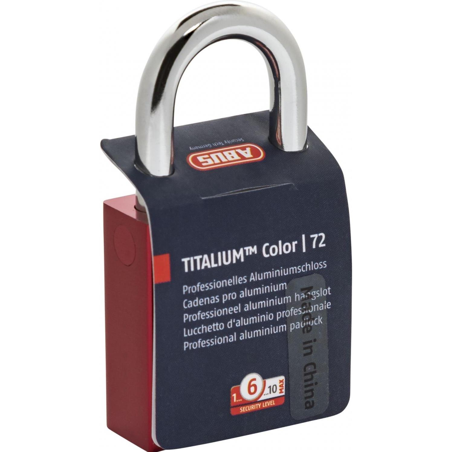 Thumbnail - Abus, Vorhängeschloss, 72/40 red Love Lock 1 Lock-Tag