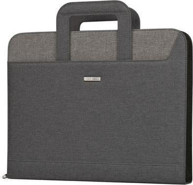 Actual product image Niji 61496 folder Fabric Grey A4