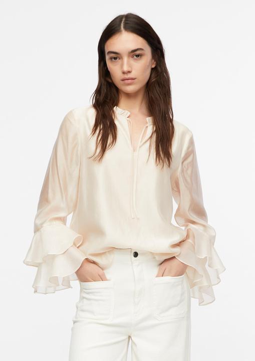 Immagine prodotto Comma Bluse Feminine Lyocell-Voile-Bluse mit Trompetenärmeln (44)