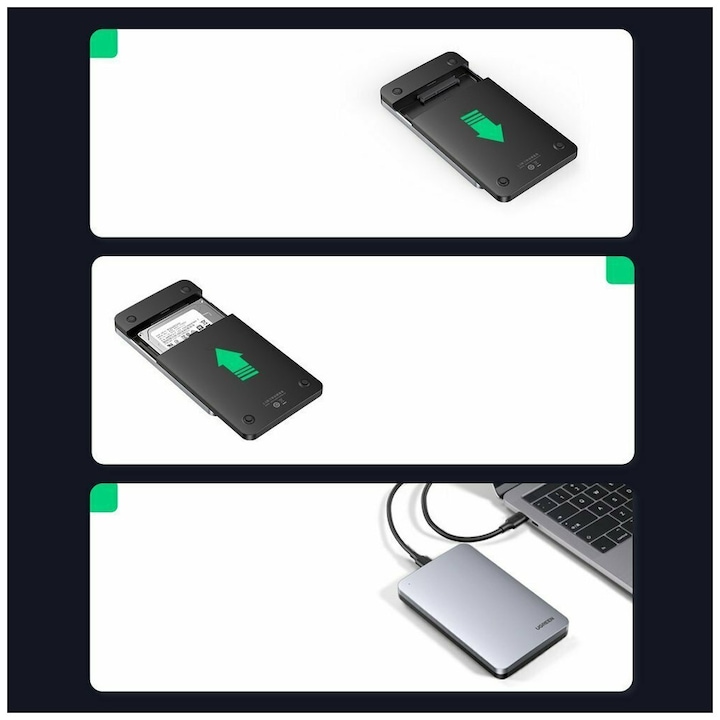 Actual product image Ugreen Aluminium housing (2.5")
