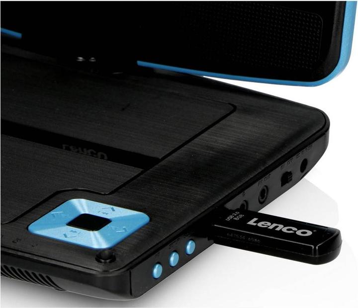 Image du produit Lenco Lecteur portable DVP-910 (DVP910BLAU) (Lecteur de DVD portable)