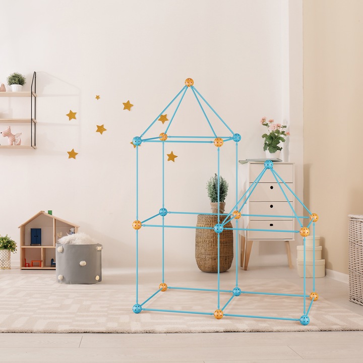 Actual product image Relaxdays 132-piece construction toy set