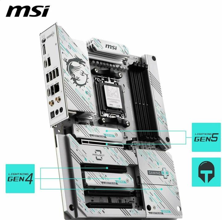 Actual product image MSI B850 Gaming Plus Wifi PZ (AM5, AMD B850, ATX)