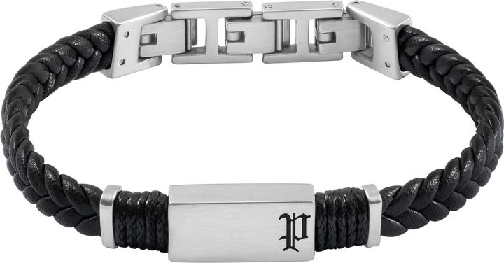 Produktbild Police Ridgecord (21 cm, Edelstahl, Leder)