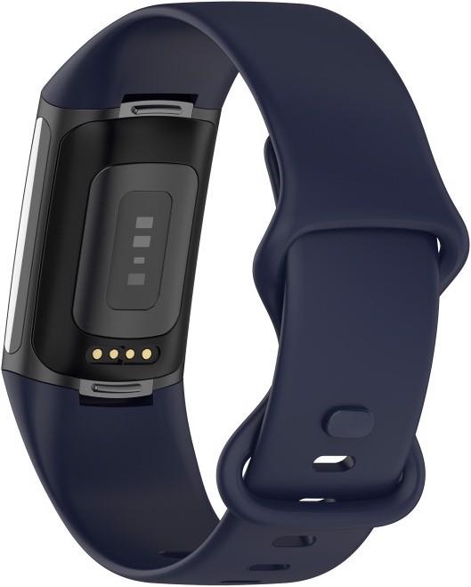 Produktbild Cover-Discount Fitbit Charge 5 - Silikon Sportarmband dunkelblau (Silikon)
