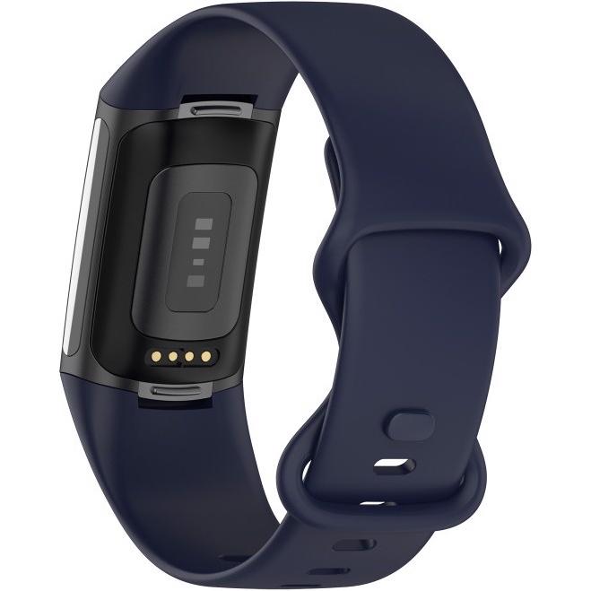 Thumbnail - Cover-Discount Fitbit Charge 5 - Silikon Sportarmband dunkelblau (Silikon, Charge), Uhrenarmband, Blau