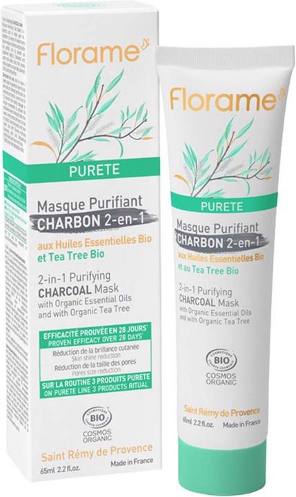 Florame - Purete 2-in-1 Purifying Charcoal Mask