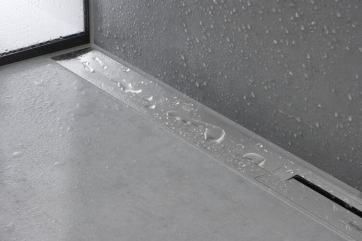 Image du produit hansgrohe HG Caniveau de douche RainDrain Flex raccourcissable, montage mural 900mm noir mat (900 mm)