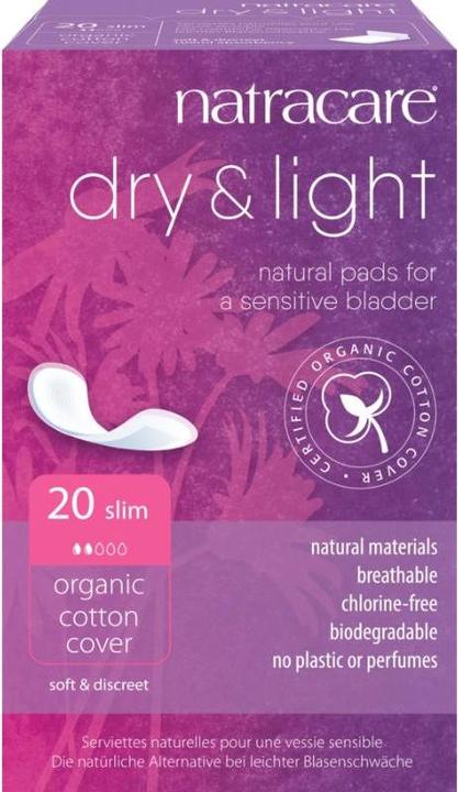 Actual product image Natracare Dry & Light (20 x, Sanitary pads)