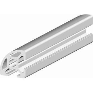 Rs Pro, Profil + Stange, Alu Strebenprofil 20 x 20 mm, 2-fach Nut 6mm, Länge 3m