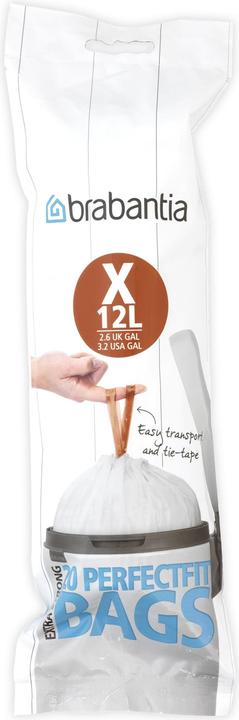 Immagine prodotto Brabantia Sacchetto per rifiuti PerfectFit X12 litri (20 x, 12 l)
