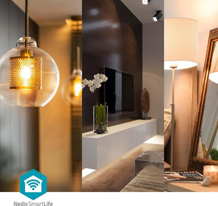 Produktbild Nedis WIFILRT10G125 Smartlife LED Filament Lampe WLAN E27 360 lm 4.9 W Warm to Cool White 1800 - 650 (E27, 360 lm, 1x)
