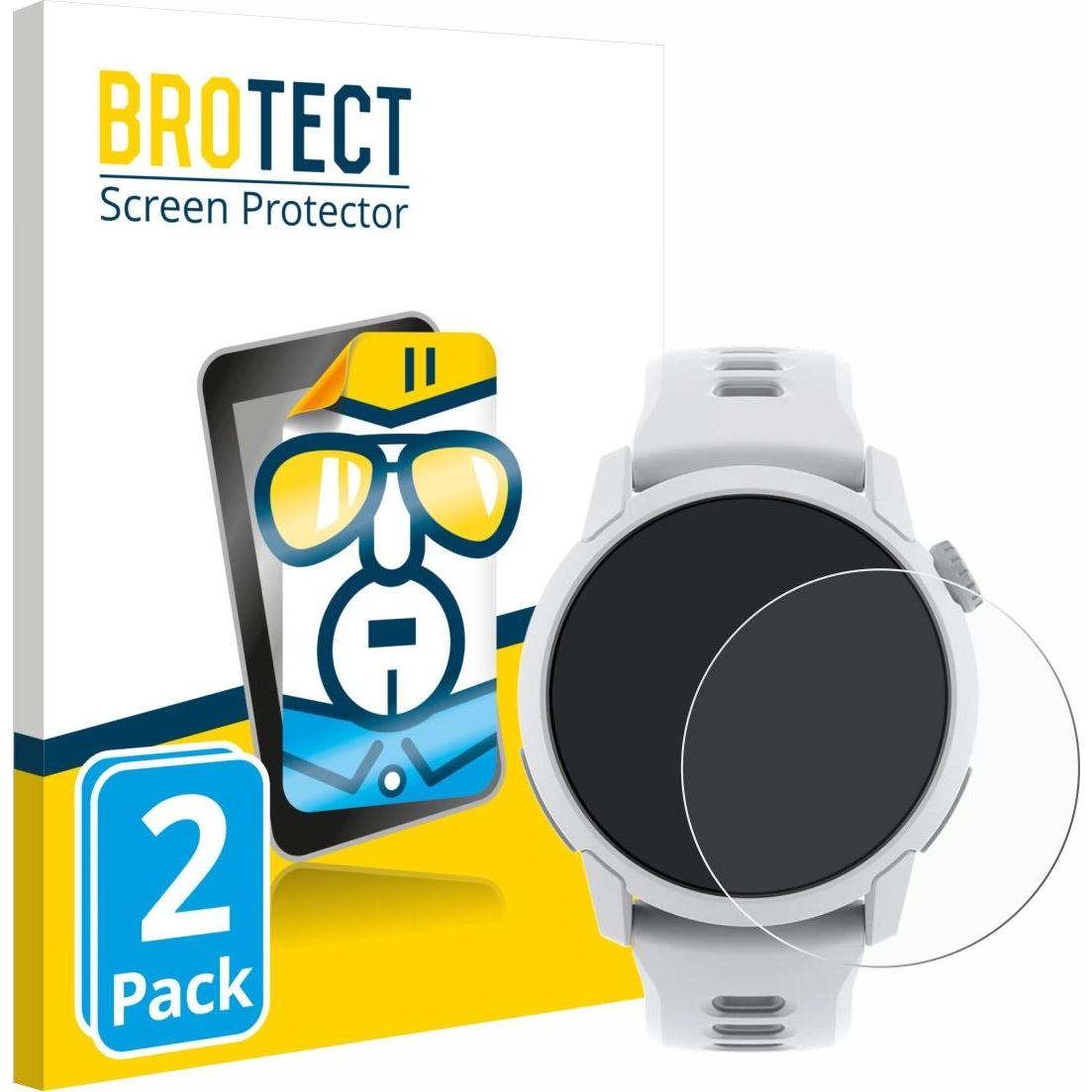 BROTECT Pellicola Trasparente, Pellicola protettiva per smartwatch, Trasparente