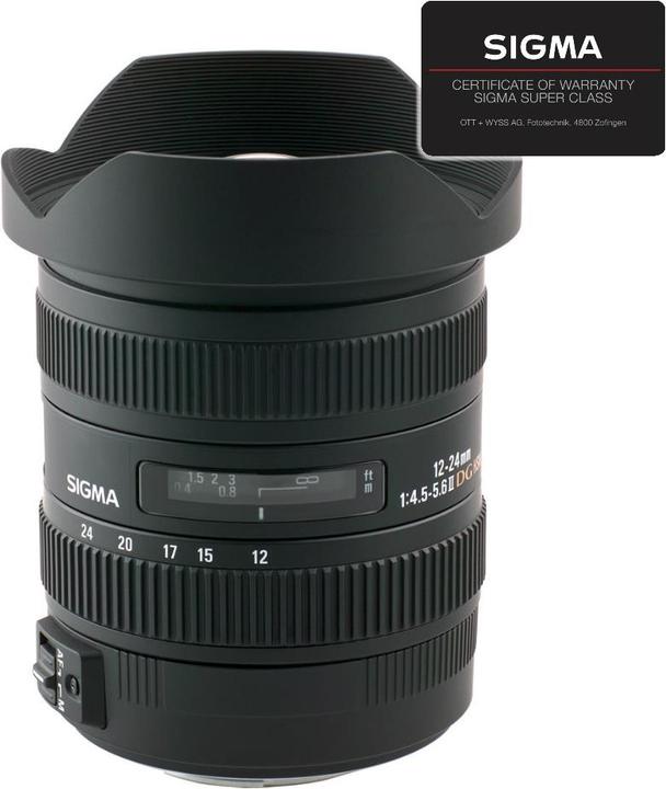 Image du produit Sigma 12-24mm, f/4.5-5.6 DG HSM II, Nikon (Nikon F, Plein format)