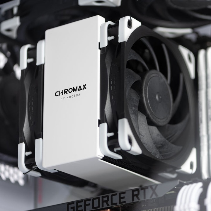 Produktbild Noctua HC8 chromax.white CPU-Kühler-Abdeckung (195 mm)