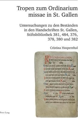 Nährwerte und Zutaten Tropen zum Ordinarium missae in St. Gallen (Deutsch, Cristina Hospenthal, 2010)