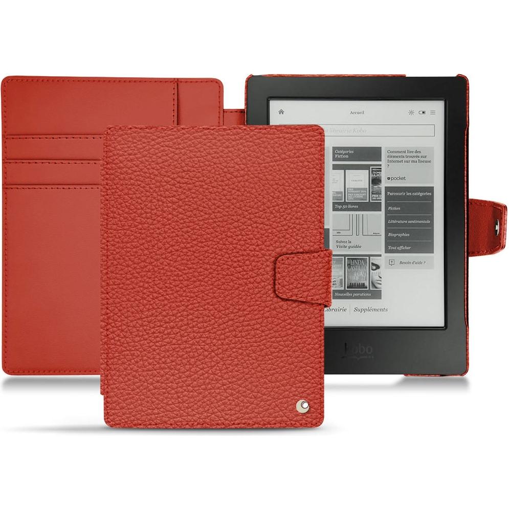 Noreve Lederschutzhülle Wallet (Aura H2O), Tablet Hülle, Orange