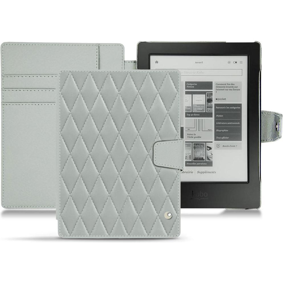 Noreve Lederschutzhülle Wallet (Aura H2O), Tablet Hülle, Grau