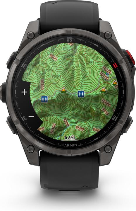 Produktbild Garmin fēnix® 8 Pro 47mm DLC Titan (47 mm)