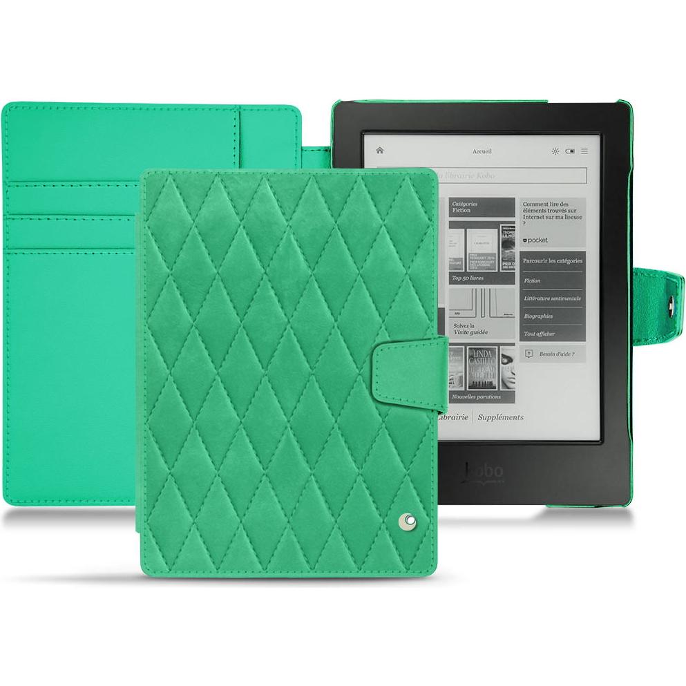 Noreve Lederschutzhülle Wallet (Aura H2O), Tablet Hülle, Grün