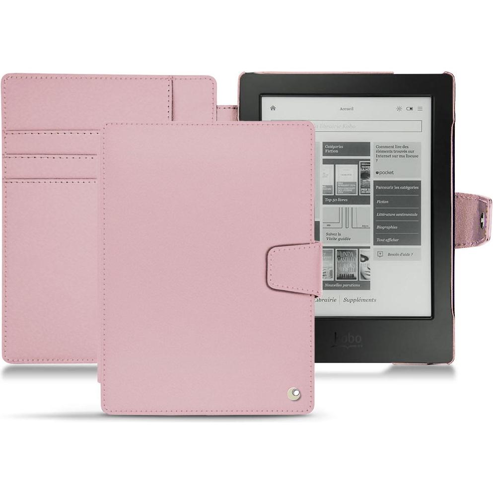 Noreve Lederschutzhülle Wallet (Aura H2O), Tablet Hülle, Rosa