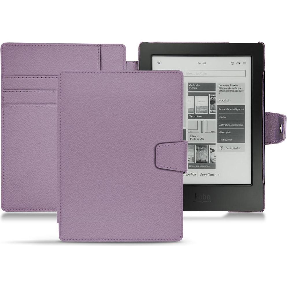 Noreve Lederschutzhülle Wallet (Aura H2O), Tablet Hülle, Violett