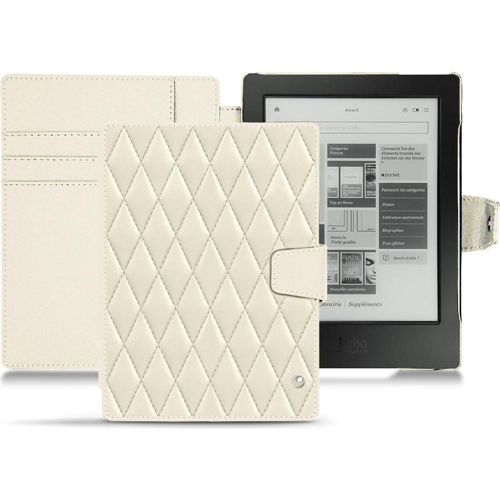 Noreve Lederschutzhülle Wallet (Aura H2O), Tablet Hülle, Weiss
