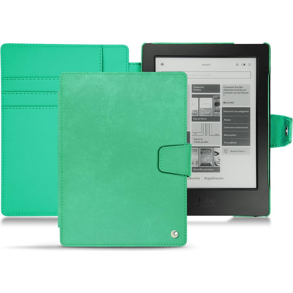 Noreve Lederschutzhülle Wallet (Aura H2O), Tablet Hülle, Grün