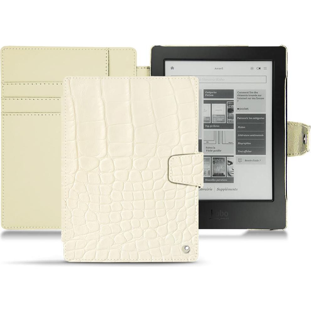 Noreve Lederschutzhülle Wallet (Aura H2O), Tablet Hülle, Beige