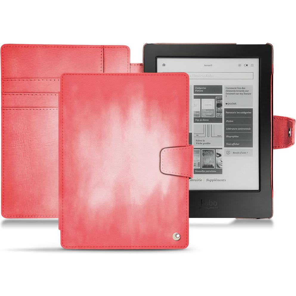 Noreve Lederschutzhülle Wallet (Aura H2O), Tablet Hülle, Rosa