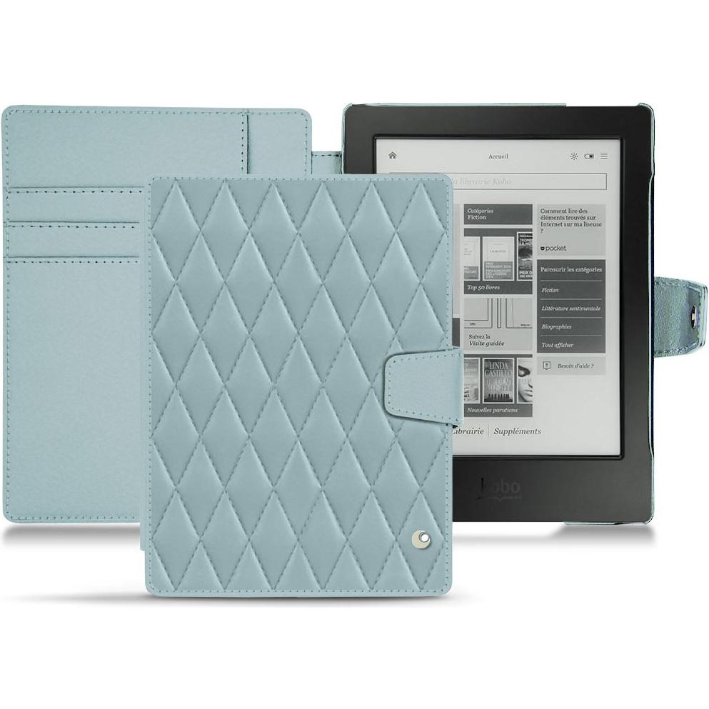 Noreve Lederschutzhülle Wallet (Aura H2O), Tablet Hülle, Blau