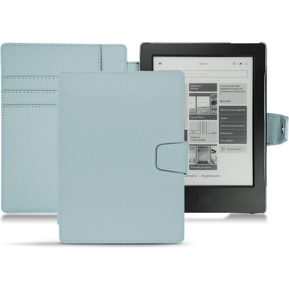 Noreve Lederschutzhülle Wallet (Aura H2O), Tablet Hülle, Blau