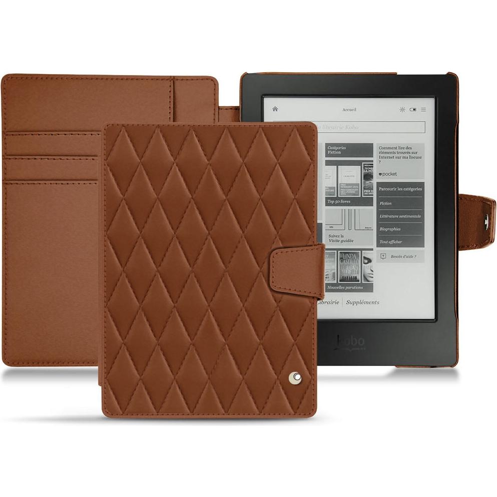 Noreve Lederschutzhülle Wallet (Aura H2O), Tablet Hülle, Braun