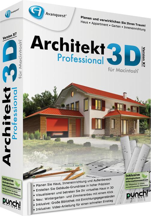 Produktbild Avanquest Architekt 3D X7 Professional Mac