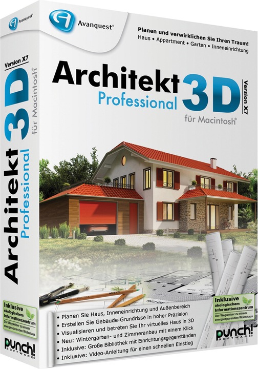 Produktbild Avanquest Architekt 3D X7 Professional Mac