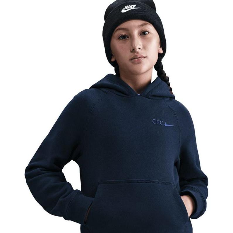 Nike, Unisex, Felpa + Maglione, Felpa Chelsea Air Junior, Blu, Nero, (XL)