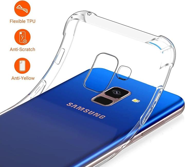 Produktbild Screenguard Samsung Galaxy A8 2018 Hülle Crystal Soft Airbag Bumper (Samsung Galaxy A8 (2018))