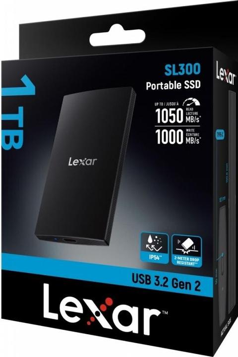 Produktbild Lexar SSD USB3.2 1TB EXT./LSL300001T-RNBNG (1 TB)