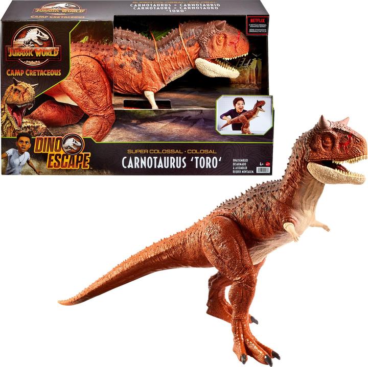 Actual product image Jurassic World Giant Dinosaur Carnotaurus Toro