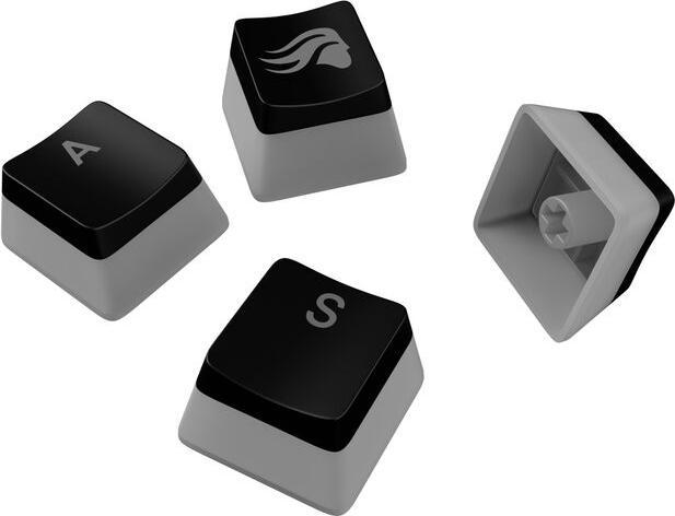 Produktbild Glorious Aura V3 Keycaps, ISO Layout (DE), PBT, Doubleshot - Schwarz