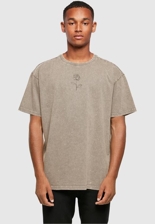 Image du produit Merchcode Spring - Rose Acid Washed Heavy Oversized Tee - 114197 (M)