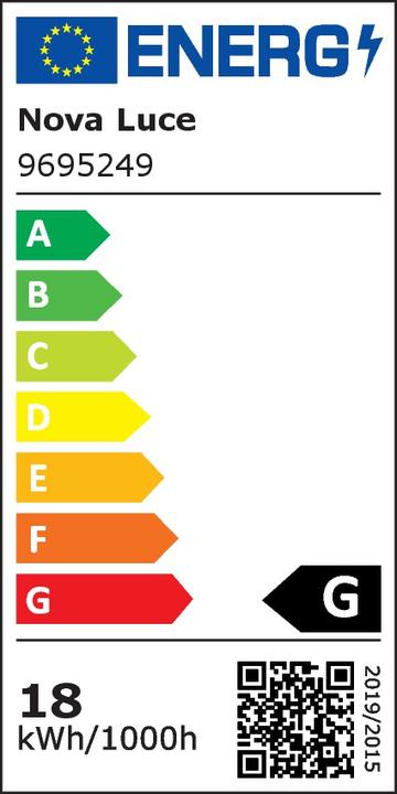 Label énergétique Nova Luce Shell (357 lm)