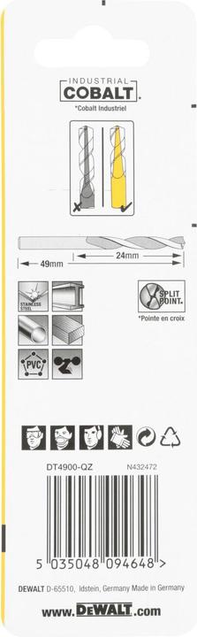 Actual product image DeWalt Metal drill (2 millimetres)