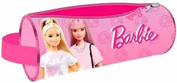 Barbie Schulmäppchen 22 x 8 cm rund