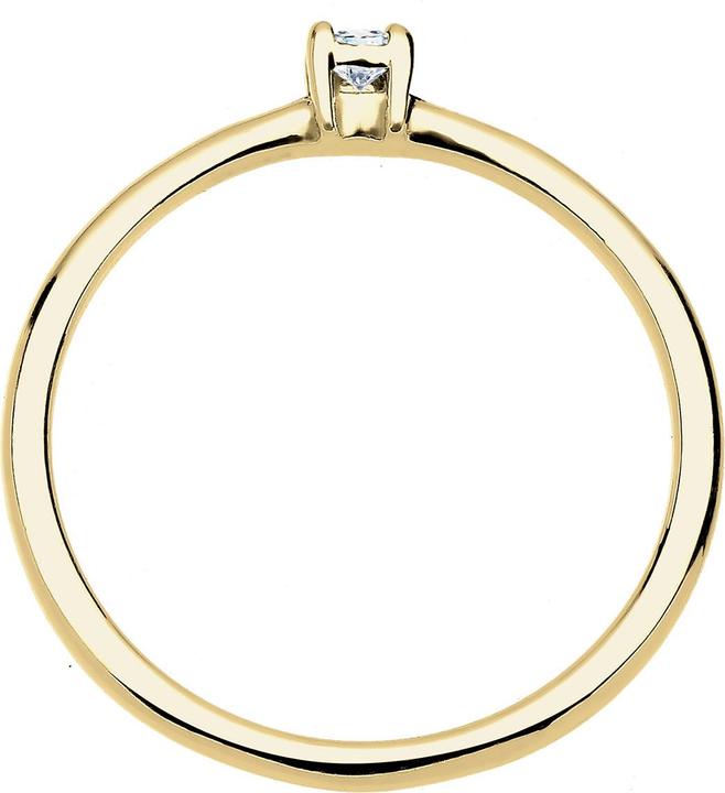 Image du produit Elli DIAMONDS Bague de fiançailles diamant 0.06 ct. 375 or jaune (54, 375/9 K)
