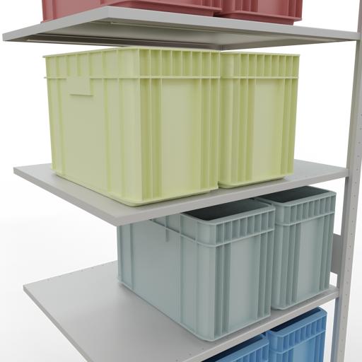 Image du produit Schulte Lagertechnik Système enfichable Élément suivant MULTIplus150 avec traverse de longueur