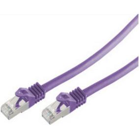 Shiverpeaks RJ45 Patchkabel S/FTP PIMFCat.7 Rohkabel violett 5,0m (S/FTP, CAT7, 5 m), Netzwerkkabel